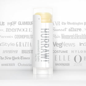 HURRAW! balm applied to cuticles demonstrating multi-use moisturizing benefit