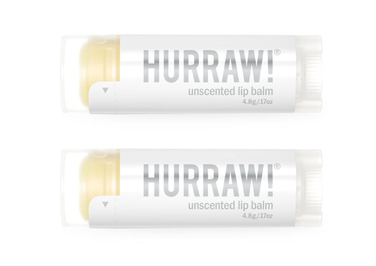 HURRAW! front view of two oval tubes showing minimalist packaging and portability