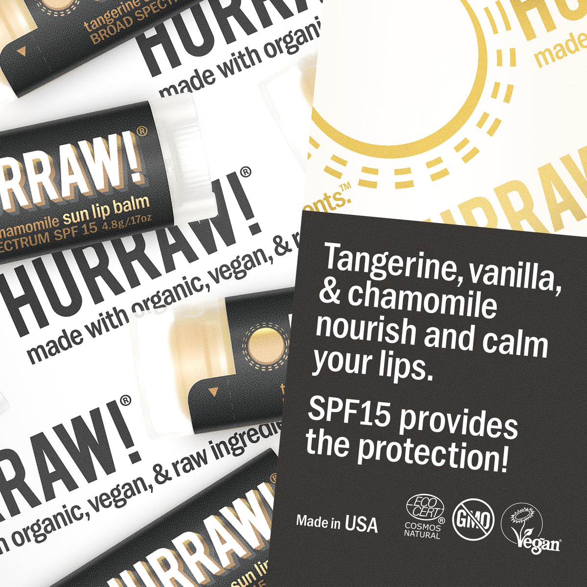 HURRAW! zinc oxide powder ingredient detail, mineral sun protection