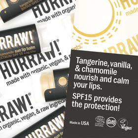 HURRAW! zinc oxide powder ingredient detail, mineral sun protection