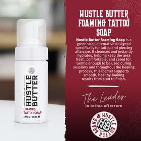 hustle butter deluxe foam texture close-up illustrating gentle cleansing action