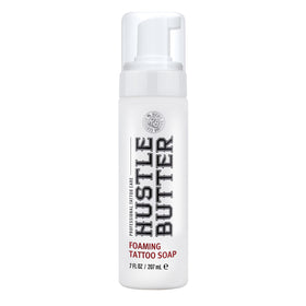 Hustle Butter Deluxe bottle front view showing label and 7oz size, clear professional presentation