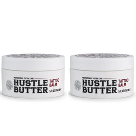 Hustle Butter Deluxe front packaging showing 5 oz tub and benefits