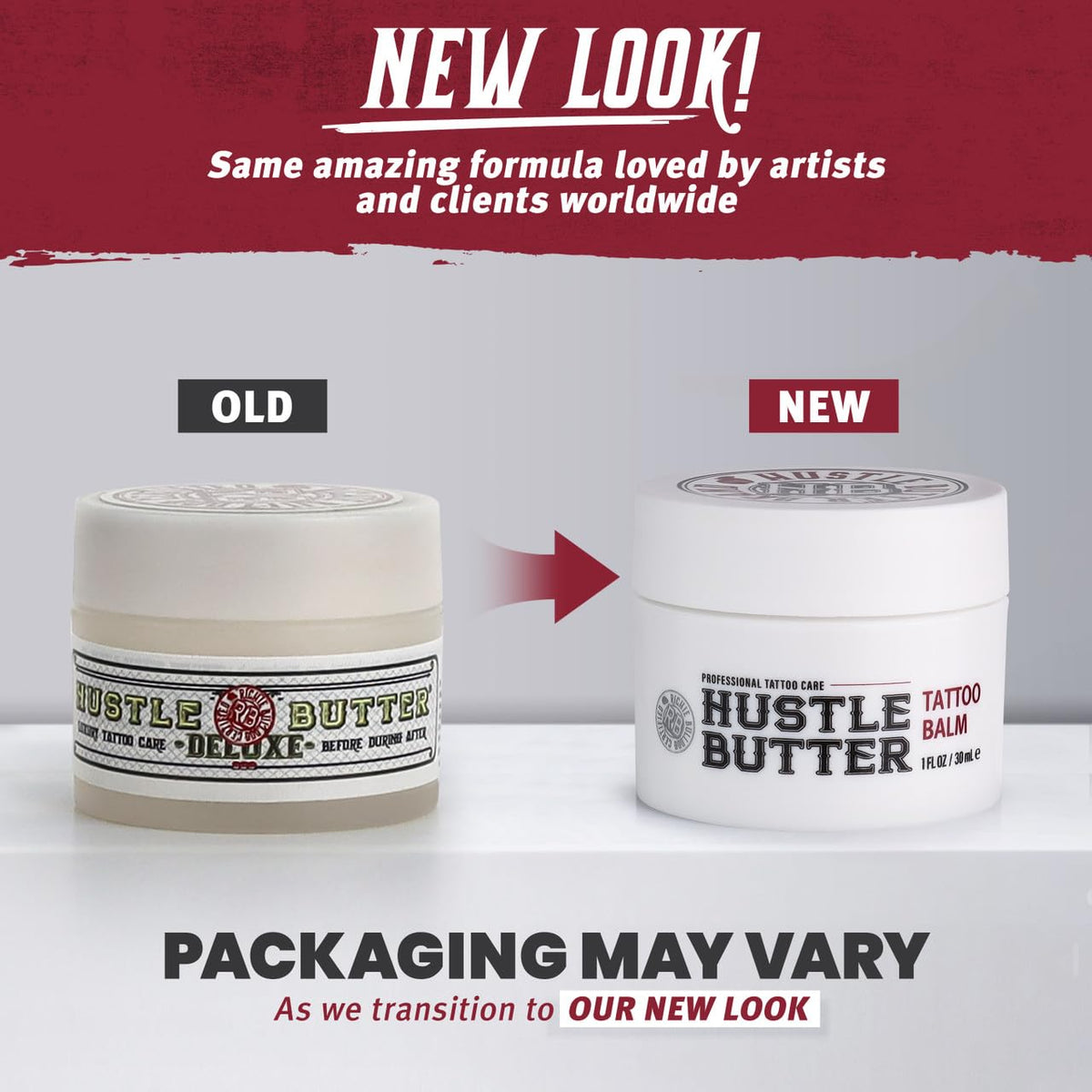 Hustle Butter Deluxe jar inside travel kit depicting easy on-the-go aftercare