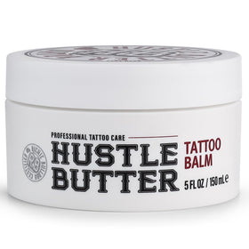 Hustle Butter Deluxe in lifestyle beach setting showing protection and vibrant skin benefit