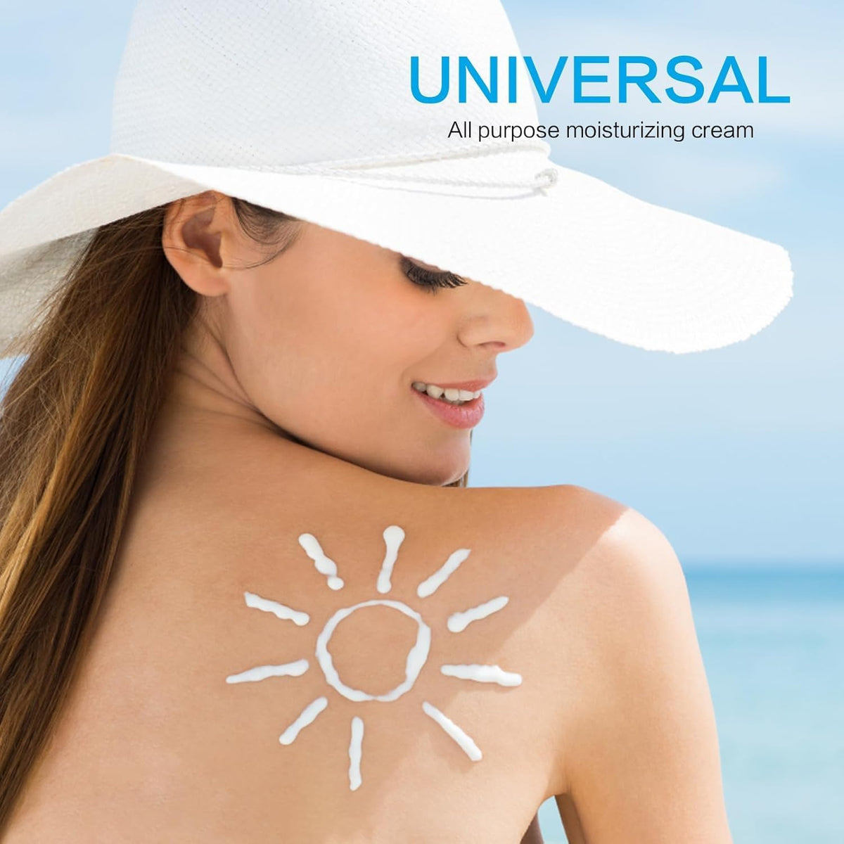 huxihom two travel-sized bottles inside a travel bag for on-the-go sun care