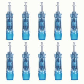 HVVGUT front packaging showing 10 sterile 0.25mm 18-pin cartridges, hygienic unopened box