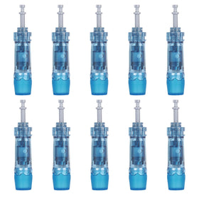 HVVGUT front packaging showing 10 compatible Dr Pen cartridges, clear labeling and convenience