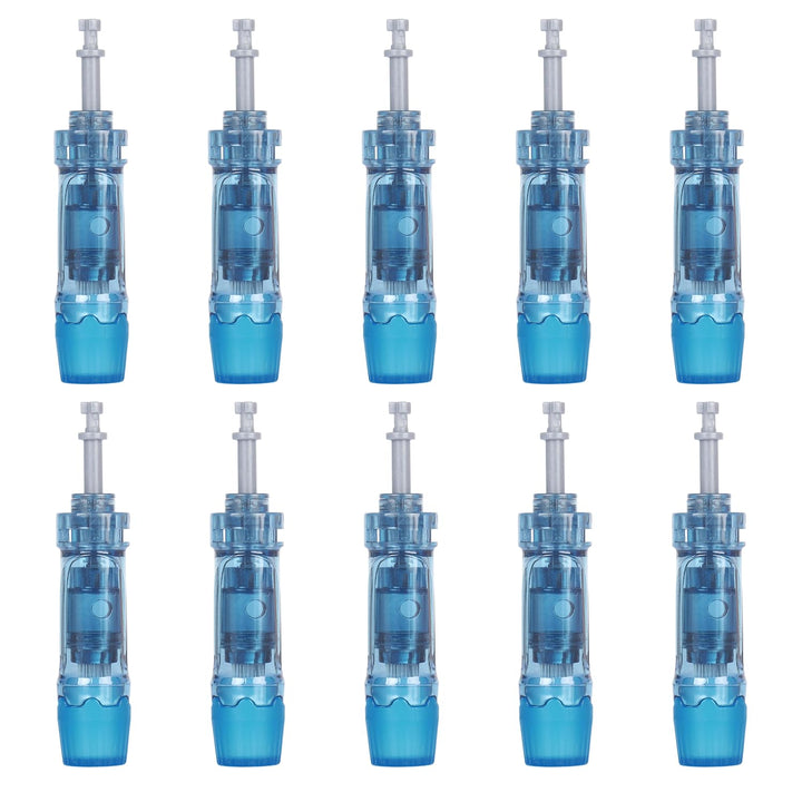 HVVGUT front packaging showing 10 compatible Dr Pen cartridges, clear labeling and convenience