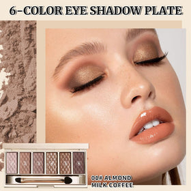Hxssll model wearing soft glam look demonstrating wearable shimmer