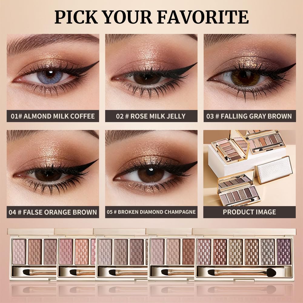 Hxssll open palette with mirror ready for on-the-go application