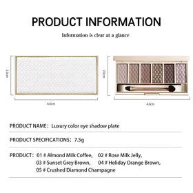 Hxssll palette next to coin for scale to show compact, pocketable size