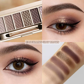 Hxssll swatches on arm displaying cool mauve, taupe, grey and lilac payoff