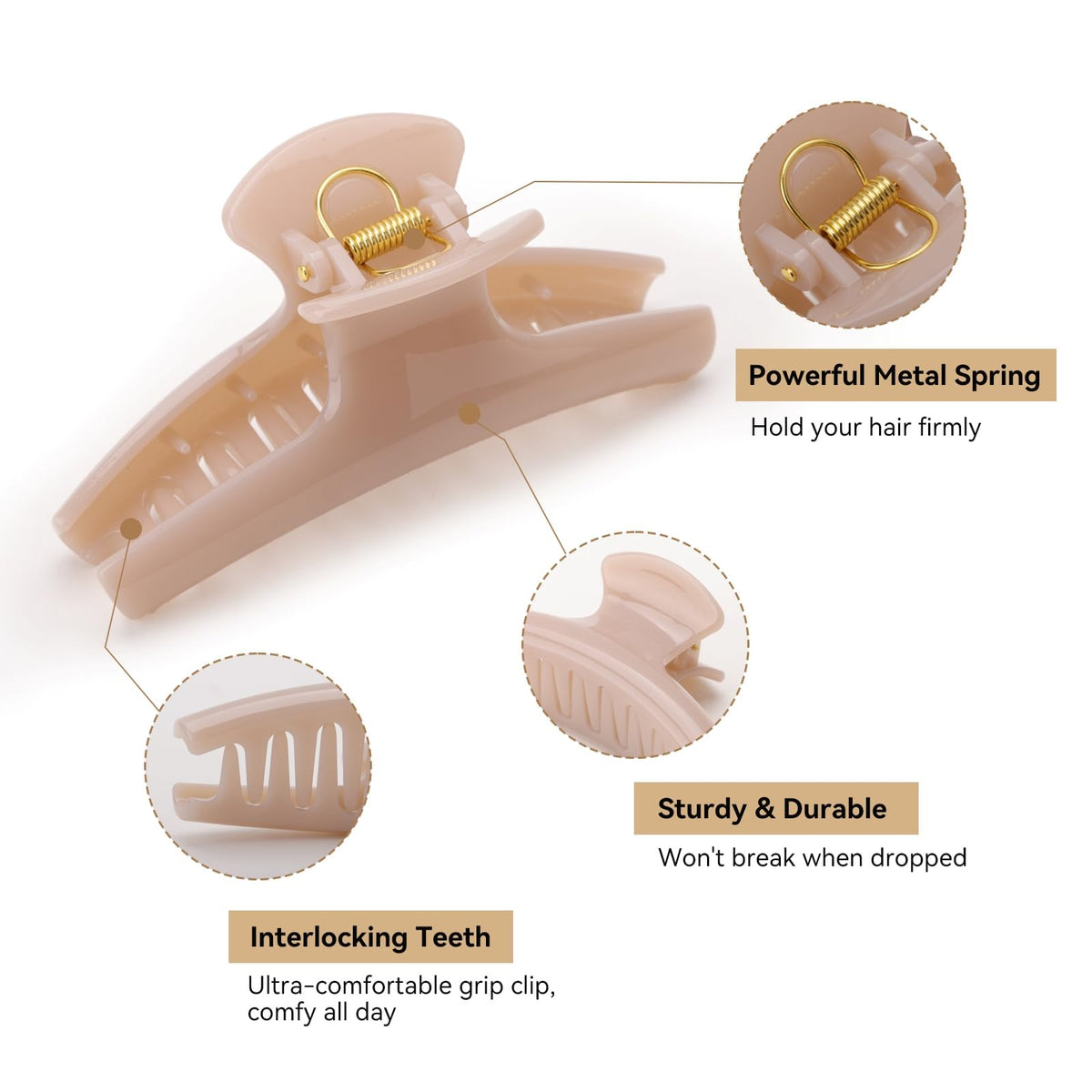 Hydigoo side profile highlighting metal spring strength for durable secure closure