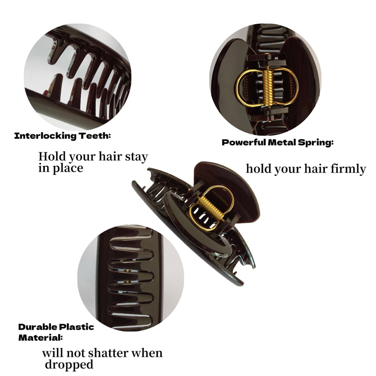 Hydigoo holding damp hair in shower showing water-resistant non-slip benefit