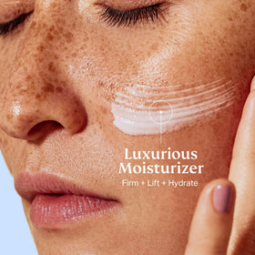 HYDRONOVA cream on hand showing easy absorption and smoothing benefit
