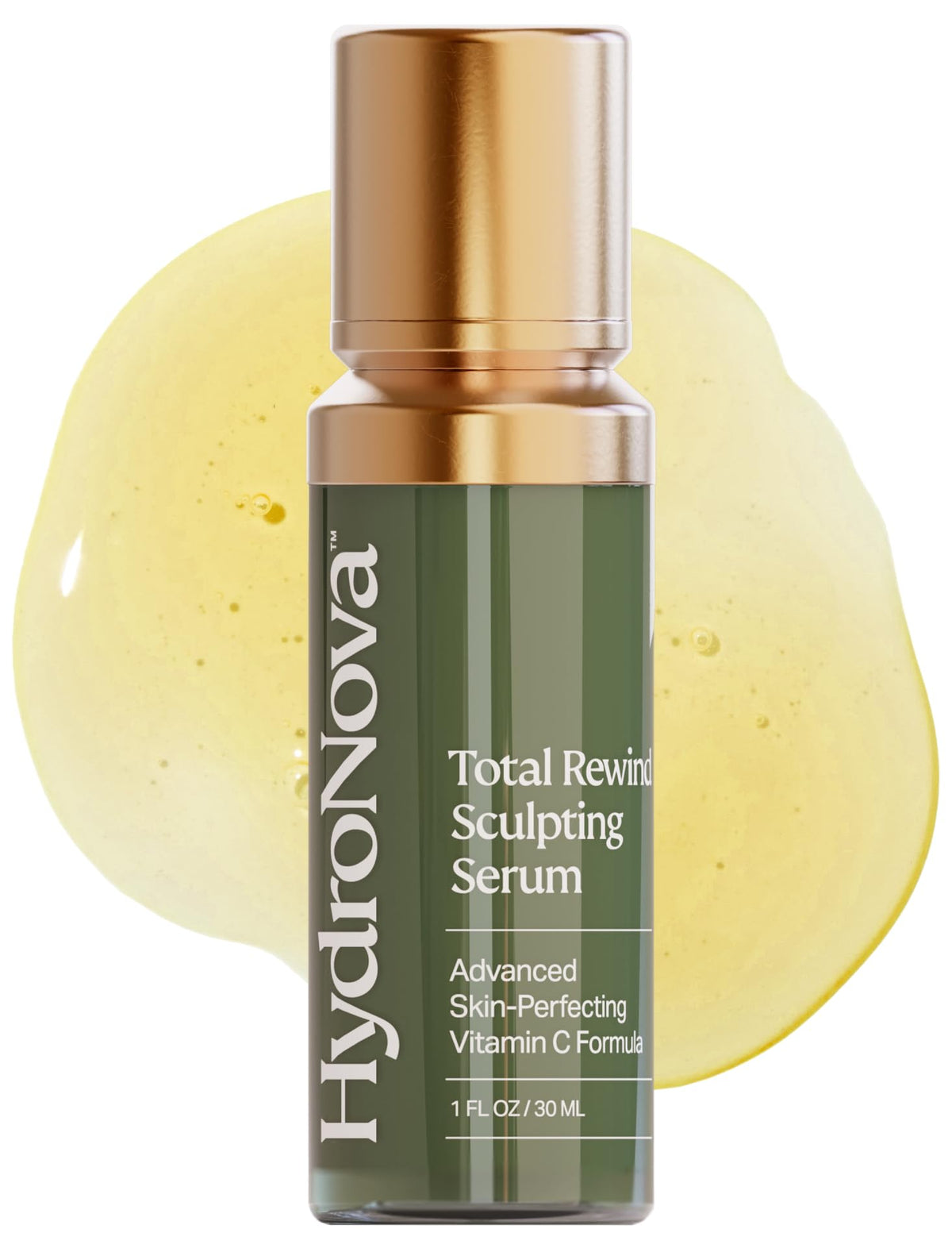 HYDRONOVA front packaging showing bottle and label, highlights product identity and ease of use