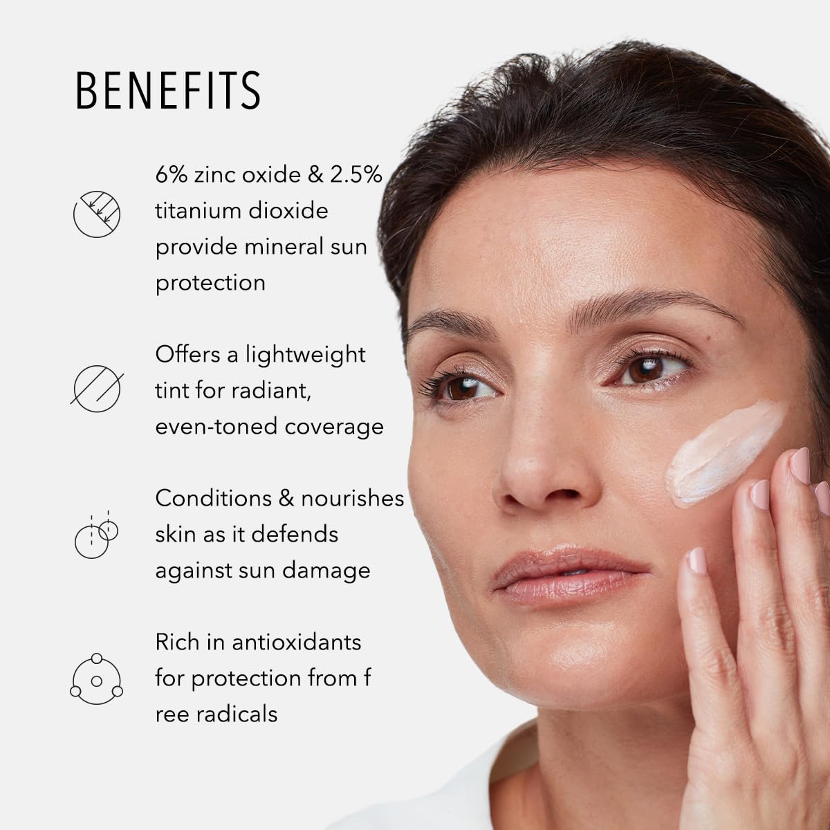 HydroPeptide applied on hand demonstrating blendability and finish