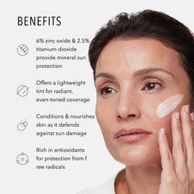 HydroPeptide applied on hand demonstrating blendability and finish