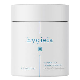 Hygieia + front packaging showing jar and label, highlighting product clarity benefit