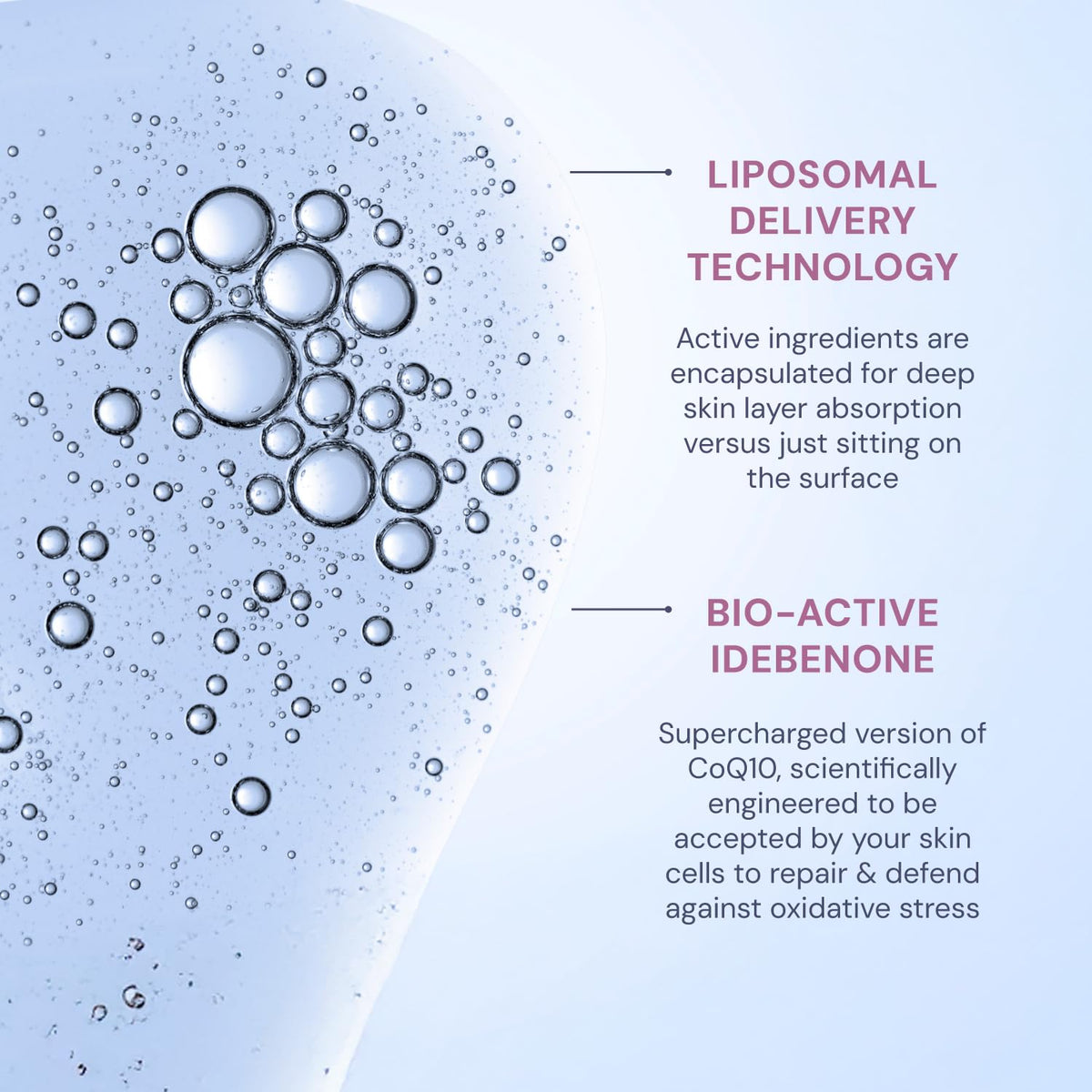Hygieia + pump dispense detail demonstrating hygienic delivery and controlled dosage advantage