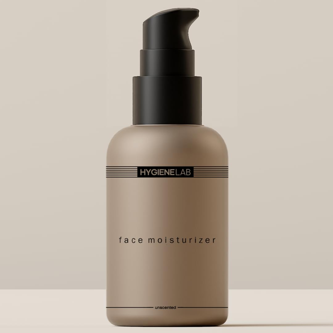 HygieneLab front packaging showing clean unscented moisturizer for daily hydration