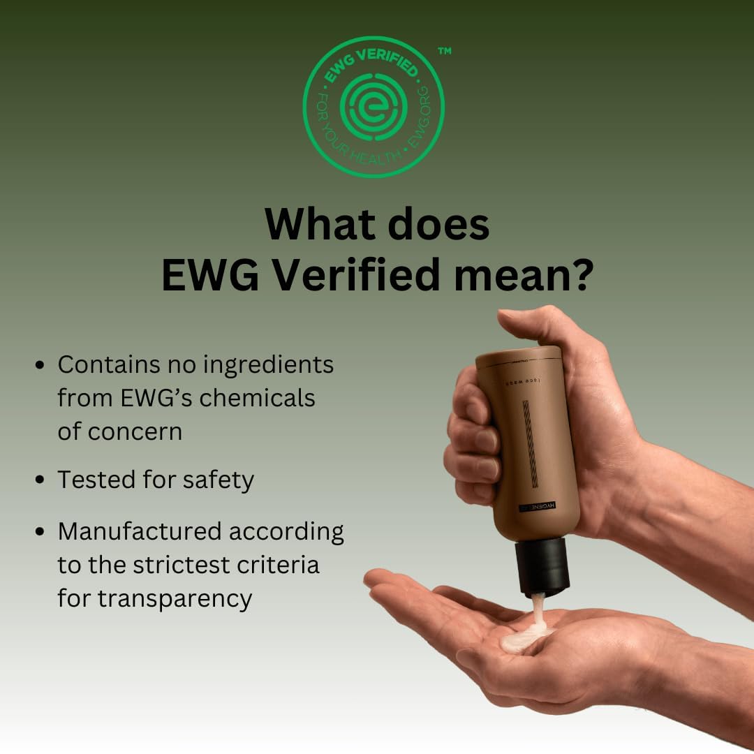 HygieneLab beside a ruler for 16.9 oz size comparison and travel planning benefits