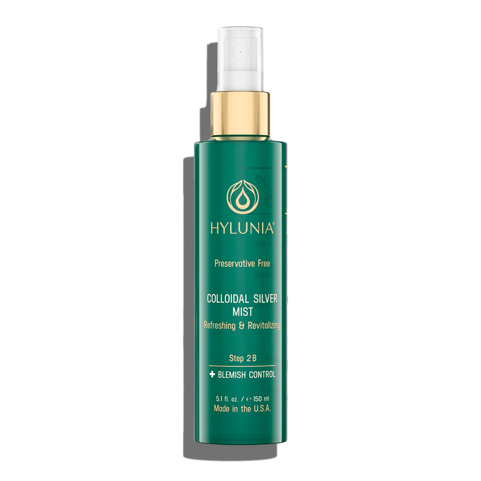 Hylunia front packaging showing bottle and clear label, perfect travel toner