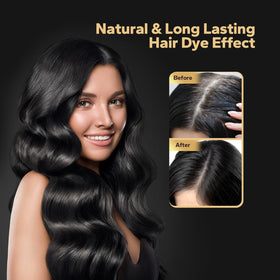 HyperHair lather on hair demonstrating easy application and conditioning