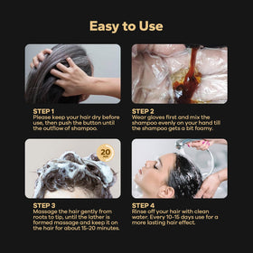 HyperHair ingredients label close-up showing gentle caring formulation