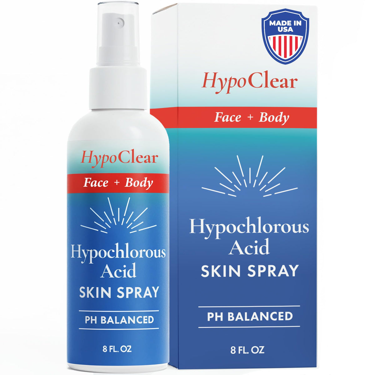 HypoClear front bottle showing label and size for easy identification