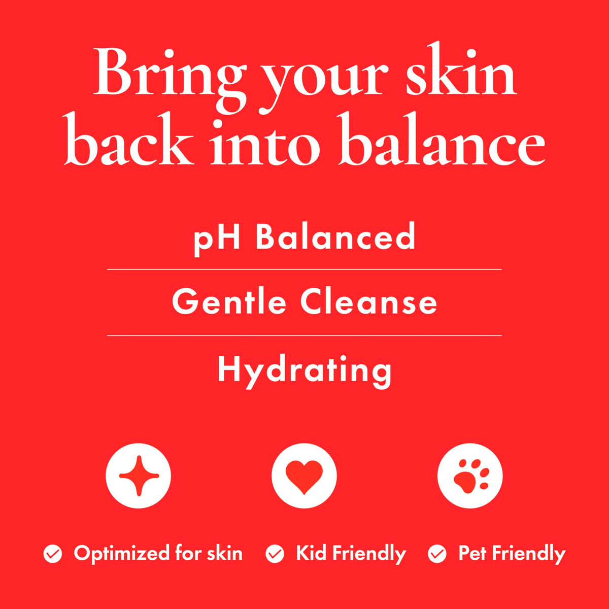 HypoClear mist being applied after workout to refresh and calm skin