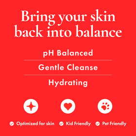 HypoClear mist being applied after workout to refresh and calm skin