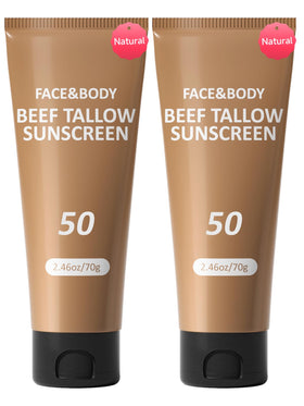 HZENPPOR front packaging showing beef tallow sunscreen for easy identification