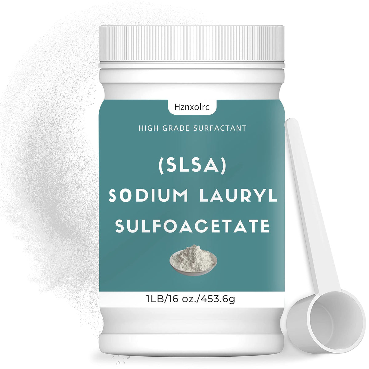 Hznxolrc front packaging showing one-pound SLSA powder and clear labeling for DIY makers