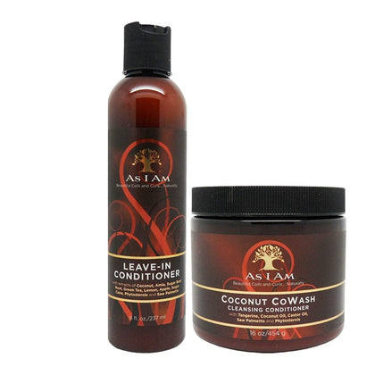 I AM Coconut CoWash front bottle showing gentle cleansing benefit