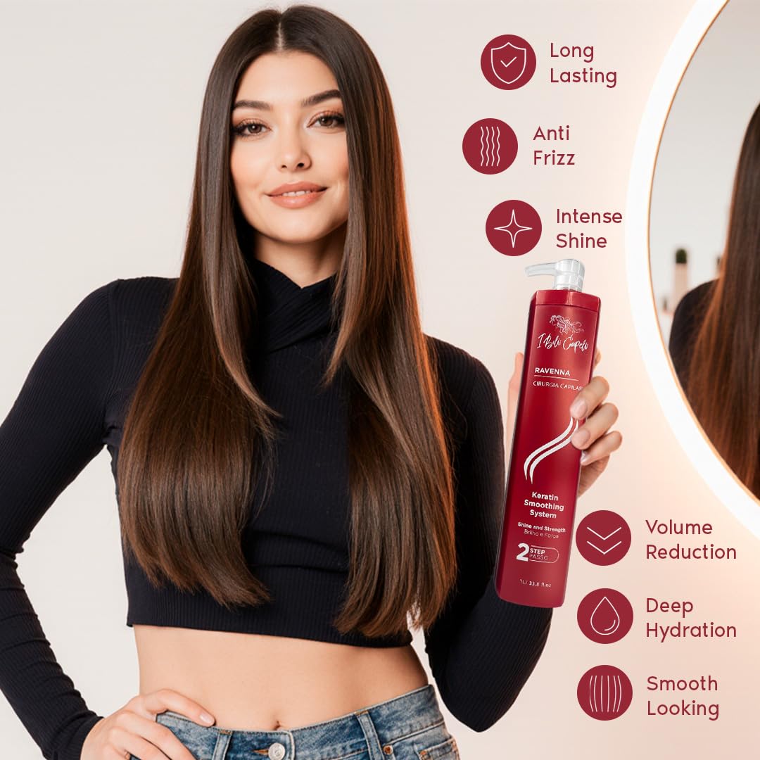 I Belli Capelli gloss texture close-up showing smooth formula for reconstruction