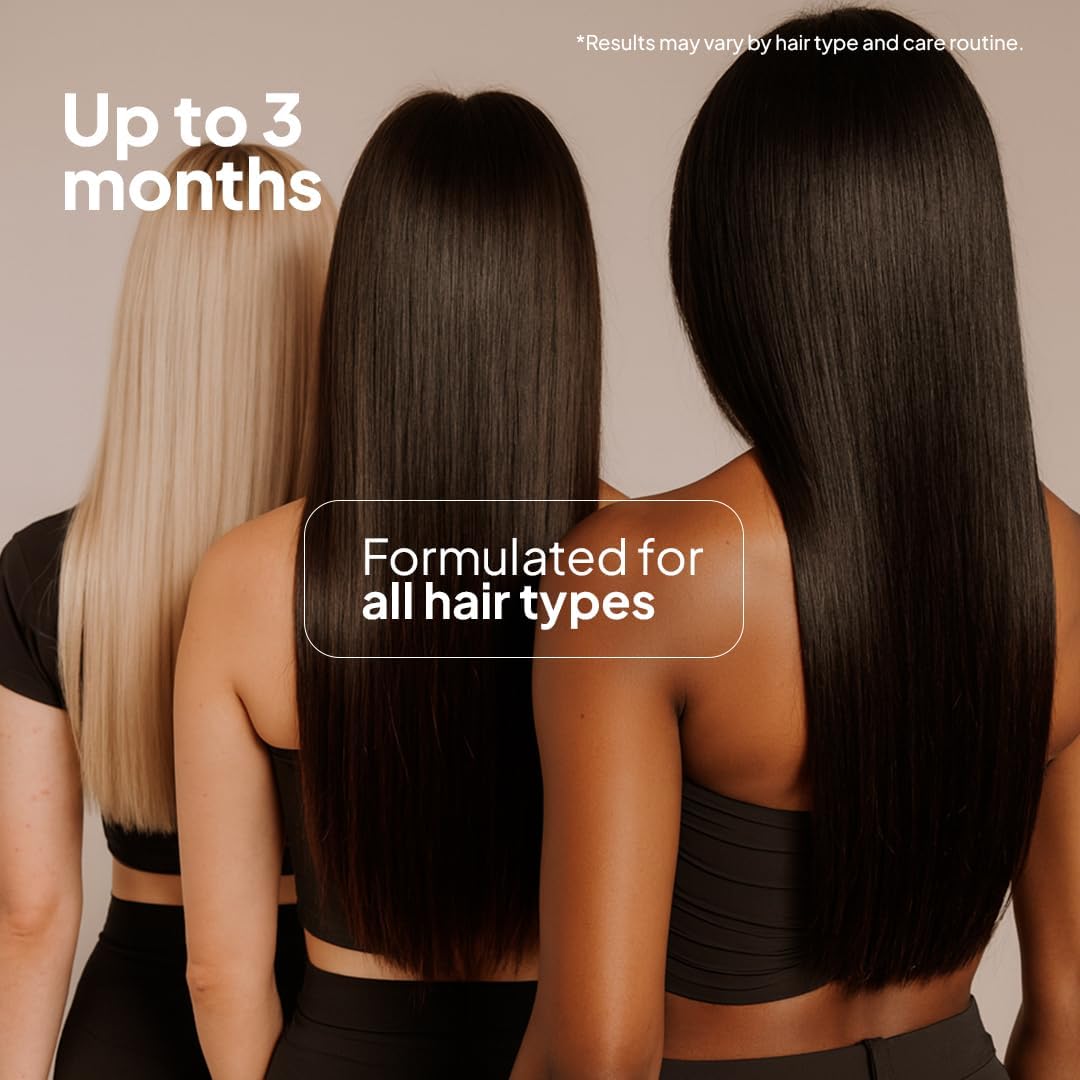 I Belli Capelli product being applied in salon for long-lasting straightening