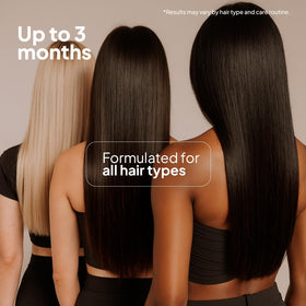 I Belli Capelli product being applied in salon for long-lasting straightening
