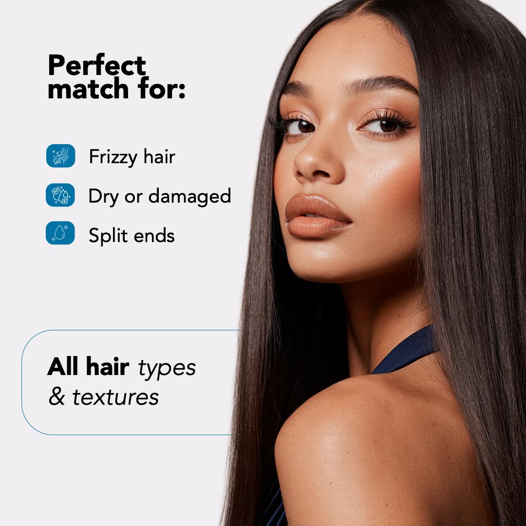 I Belli Capelli application on hair strands demonstrating easy one-step use