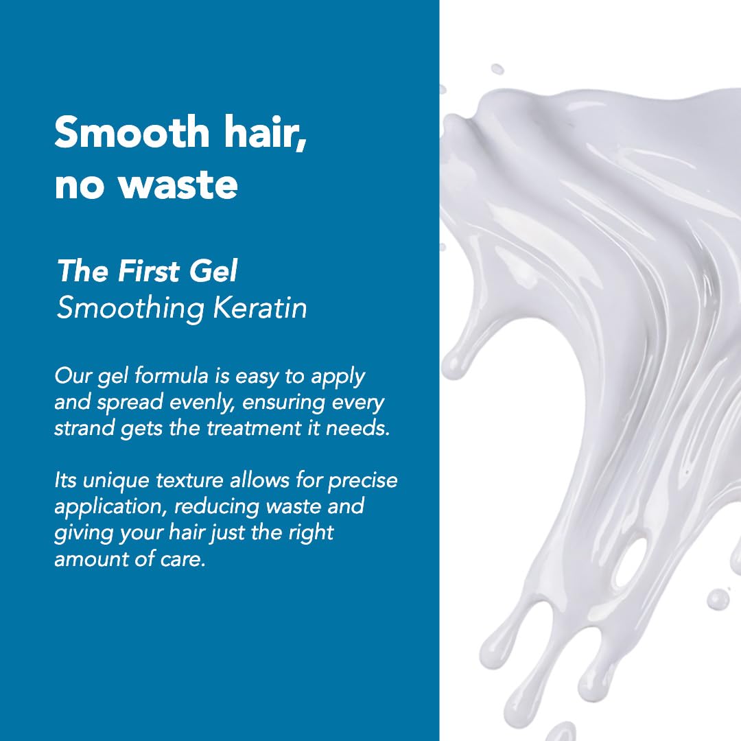 I Belli Capelli before and after comparison illustrating reduced frizz and smoothness