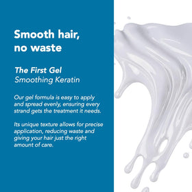 I Belli Capelli before and after comparison illustrating reduced frizz and smoothness