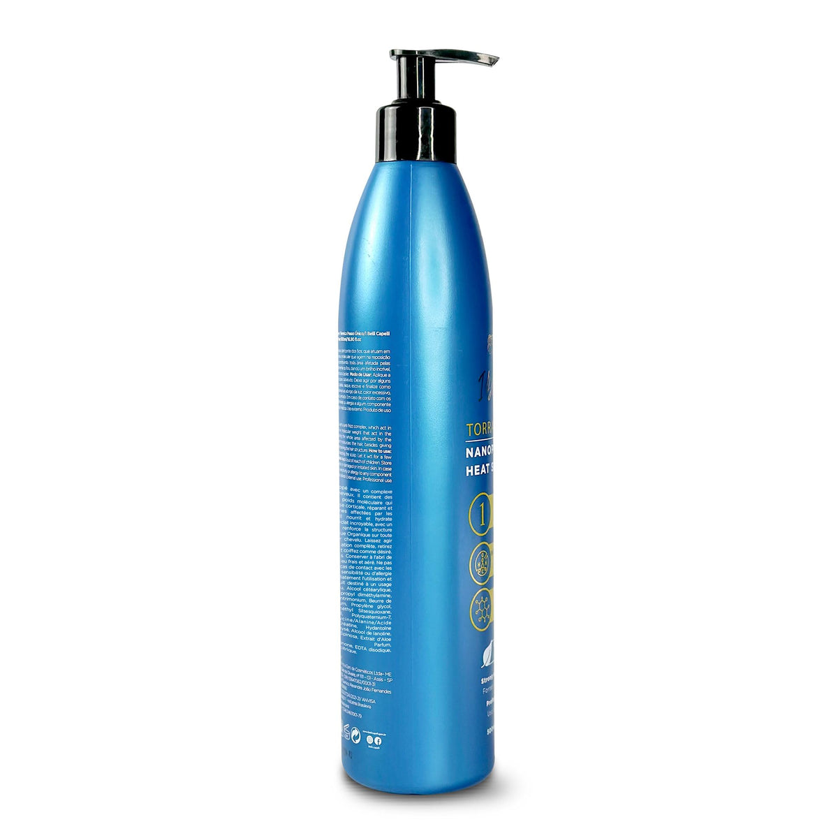 I Belli Capelli cap and pump detail showing precise dispensing benefit