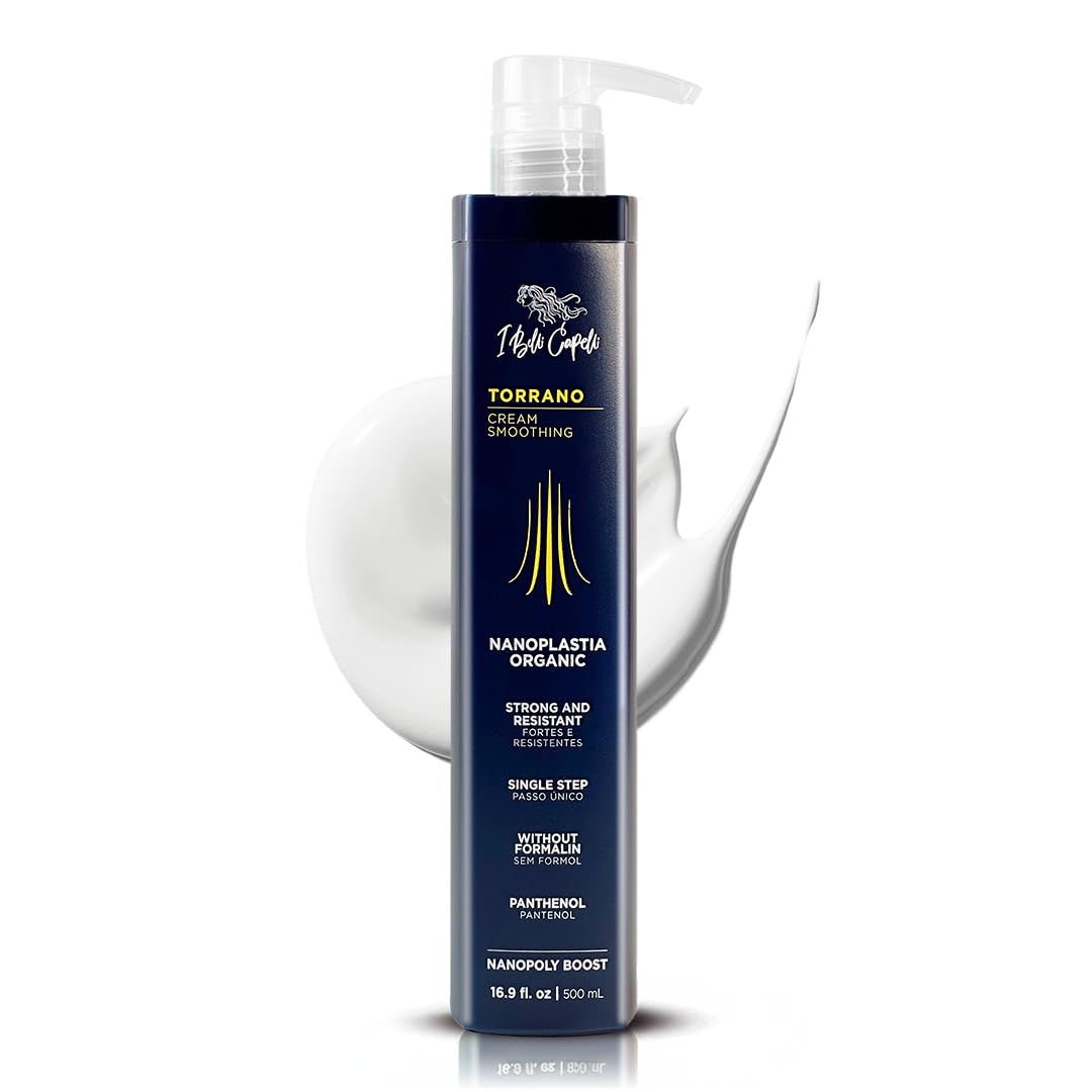 I Belli Capelli front bottle view showing product and benefit of smooth hair