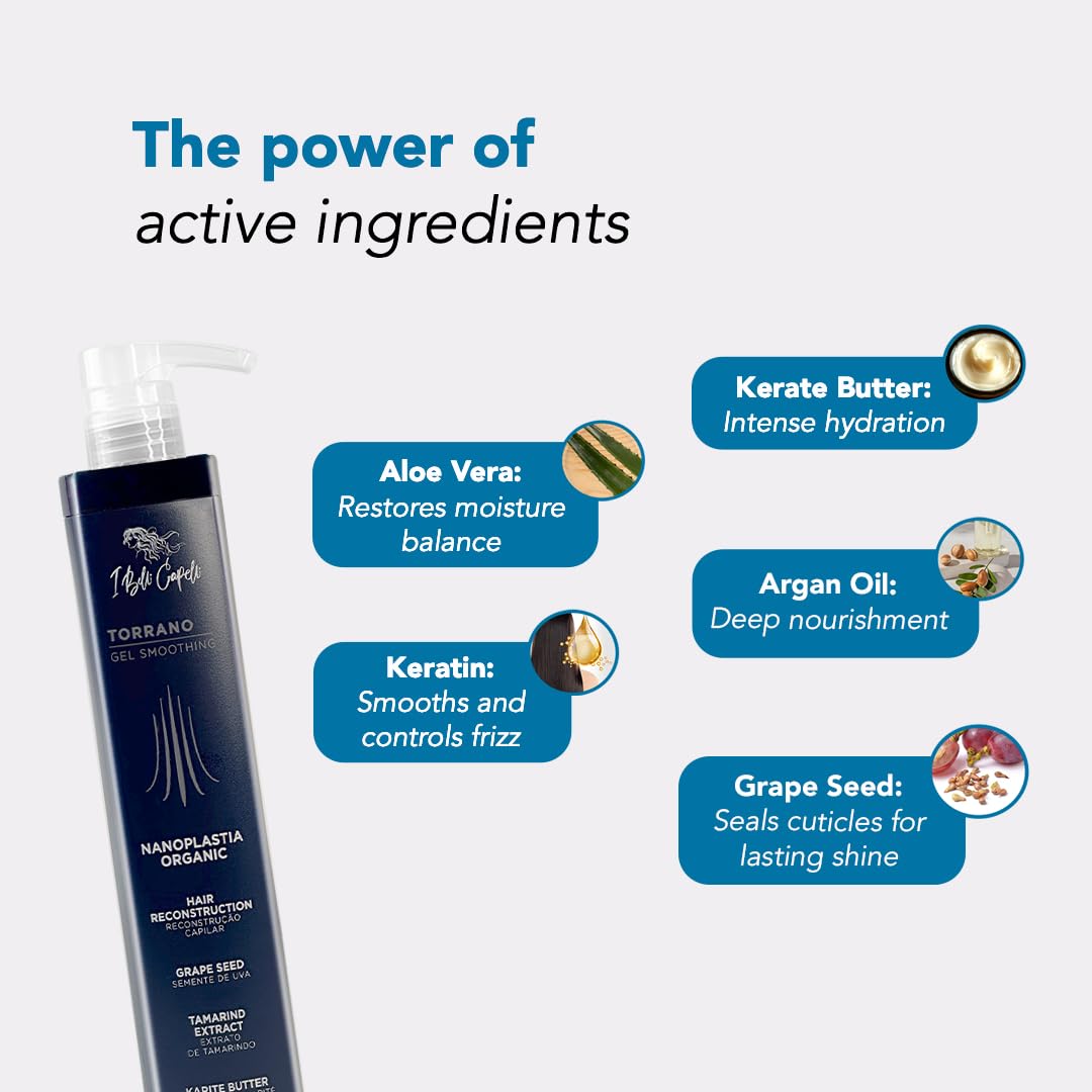 I Belli Capelli bottle held in hand showing 500ml scale and value per use