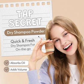 I DEW CARE open jar top view revealing fine tinted powder for quick refresh