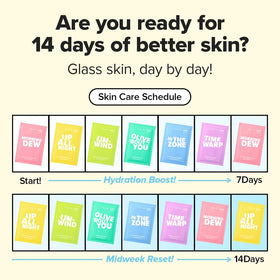 I DEW CARE essence on hand illustrating hydrating formula and quick absorption