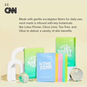I DEW CARE ingredients label close-up highlighting collagen and skin-friendly actives