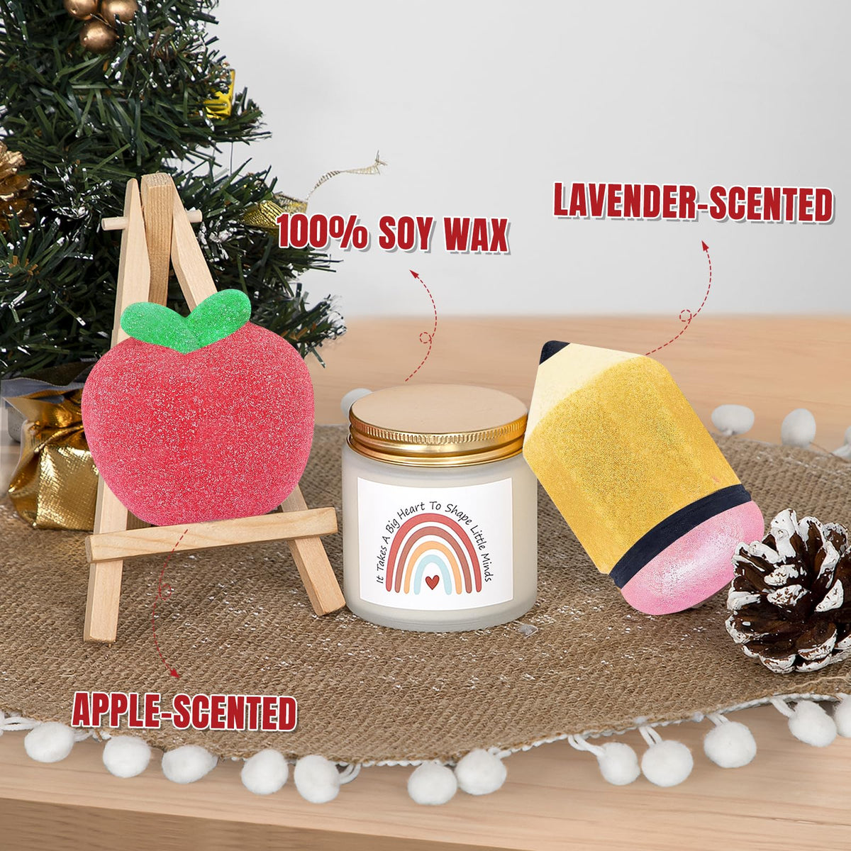 iAOVUEBY pencil bath bomb close-up highlighting texture and long fizz benefit