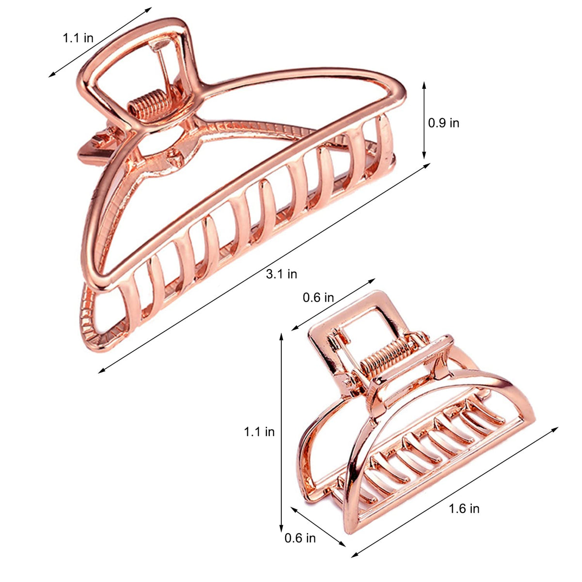 IAXSEE metal clip texture detail highlighting hollow geometry and lightweight feel
